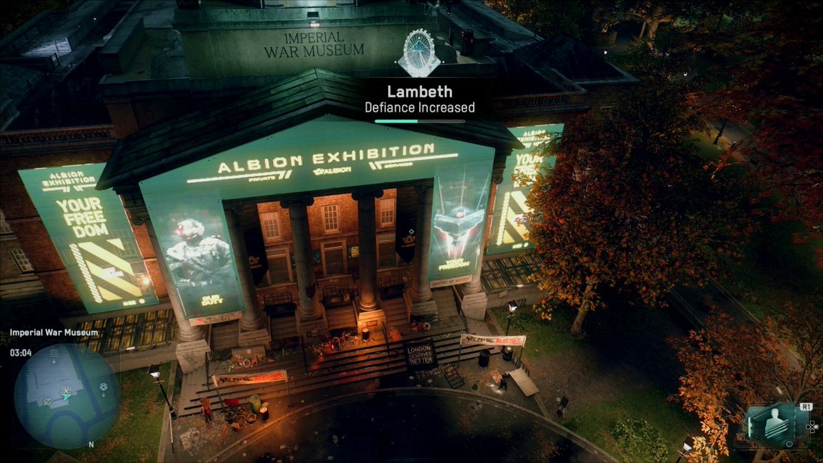 And then the second, strongest  @I_W_M entry - the Lambeth site has gone all out to establish itself as the museum of the regime. It's new, it's punchy, it's probably mandatory: ALBION EXHIBITION: OUR DUTY, YOUR FREEDOM. Fair play, they've definitely picked a side. Five stars.