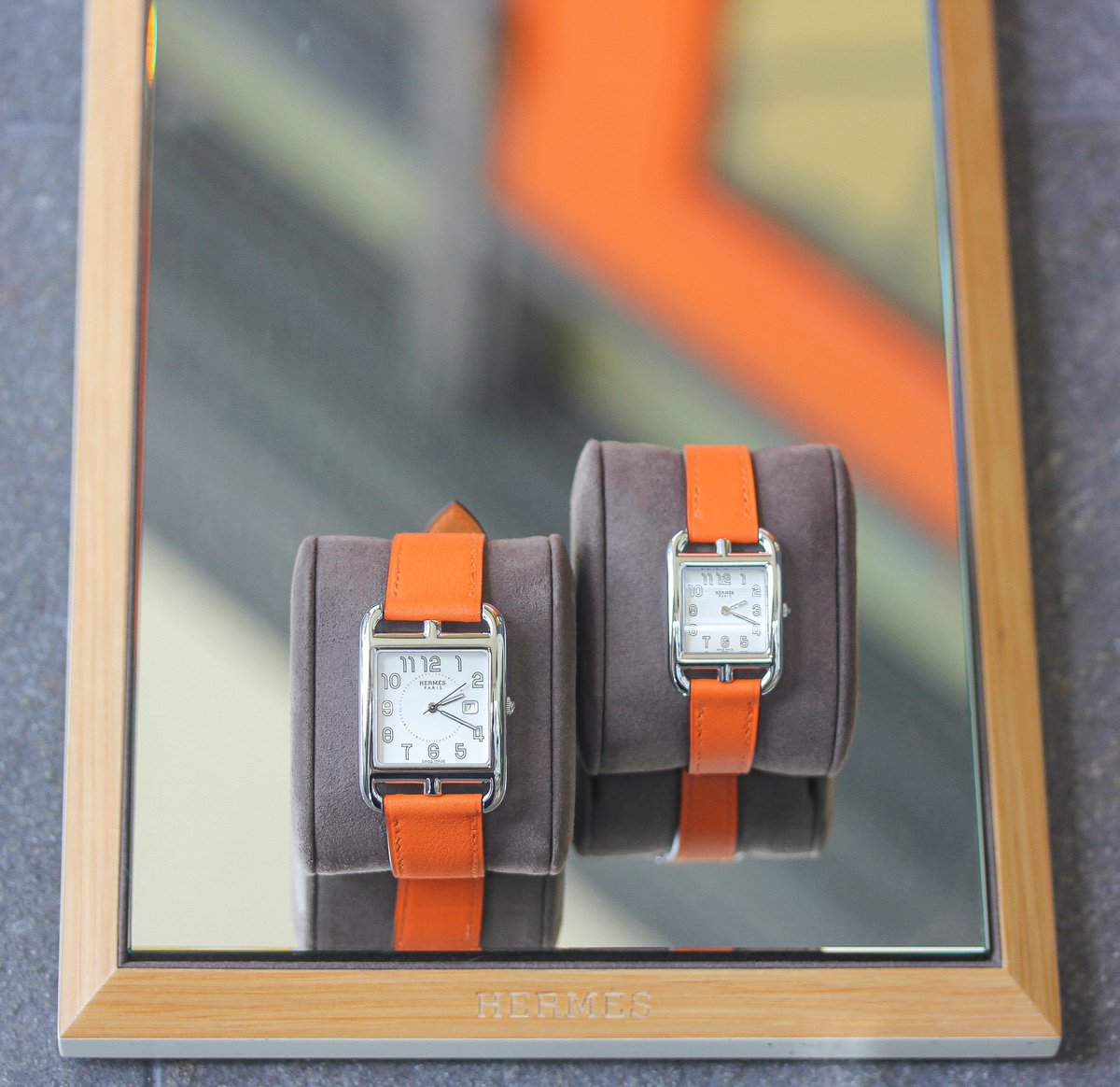 BeOnPark's tweet photo. Hermès Watches at Be On Park 🧡 https://t.co/8ixDgwC4sm
