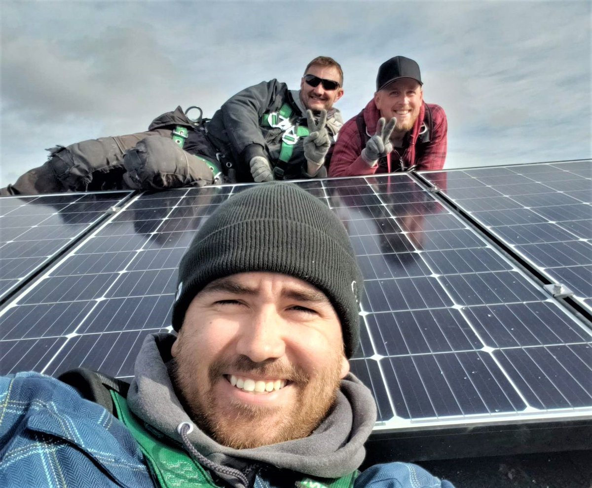 SkyFireEnergy's tweet photo. We can hardly believe that we have been installing standard solar on every new @JaymanBUILT home for close to 2 years now. This photo was taken on a home in Wolf Willow in Calgary, Alberta, pushing our installations over the 2 MW mark. #standardsolar #partnerships #yycsolar https://t.co/rn5o1K7VwR