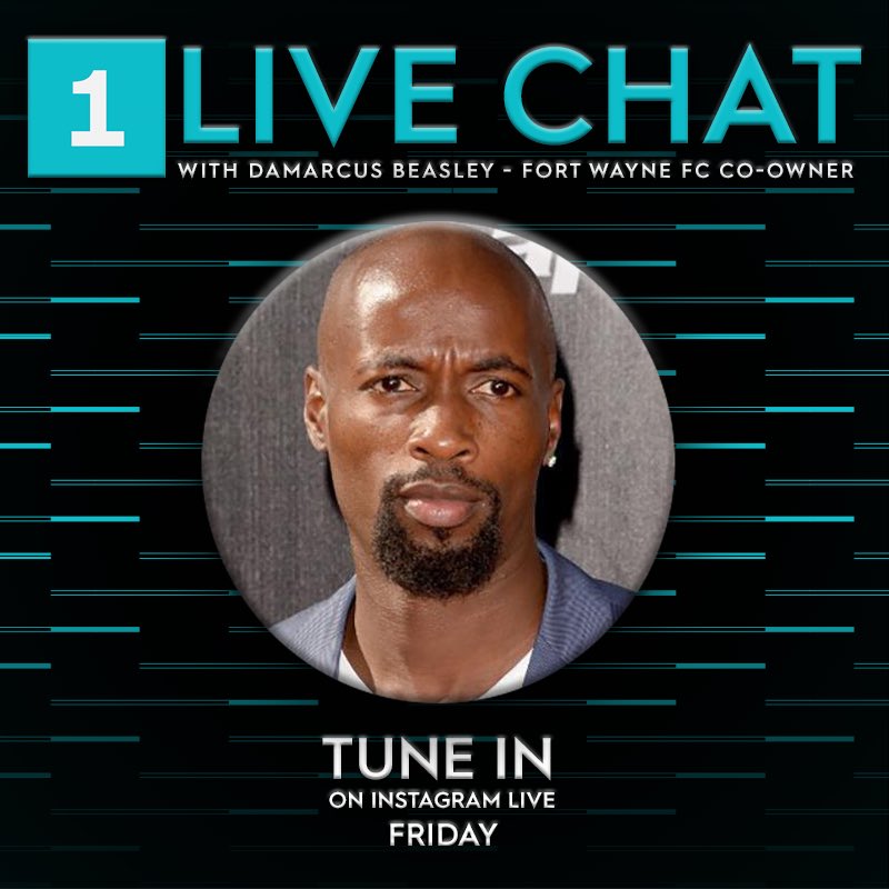 .<a href="/DaMarcusBeasley/">DaMarcus Beasley</a> is joining League One on Instagram Live to talk all things <a href="/FortWayneFC/">Fort Wayne Football Club</a>!

Don’t miss it today at 5:30 ET 🙌