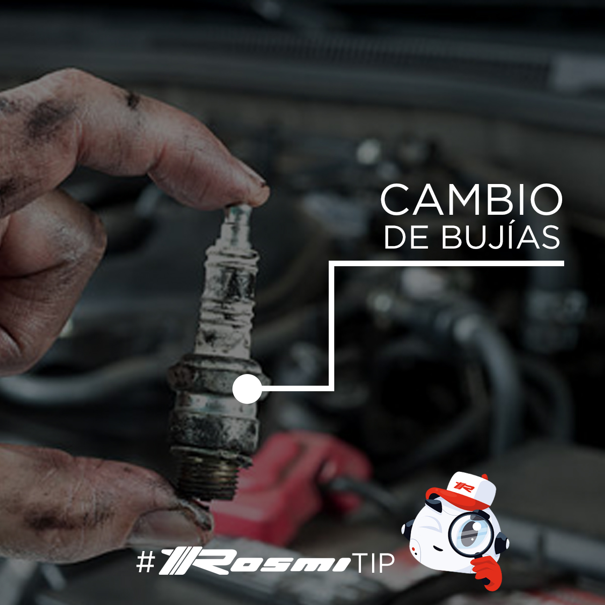 NeumaticosRosmi's tweet photo. #RosmiTip : Las #bujías realizan un trabajo fundamental para el funcionamiento del #auto 

Las bujías viejas o defectuosas pueden ocasionar 2 inconvenientes principales:
*Que el motor no tenga suficiente potencia.
*Que el motor consuma combustible en exceso. https://t.co/r6cuykC7OS