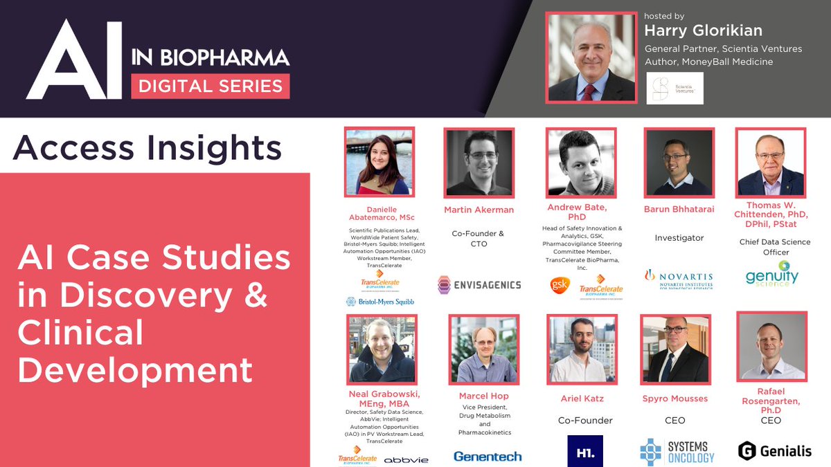 AIinBiopharma's tweet photo. Missed our digital event? Don't worry, AI Case Studies in Discovery and Clinical Development is available to view on-demand now! 

Access summit insights and key takeaways here: https://t.co/T95C4qosBG https://t.co/25r7o3gQpr