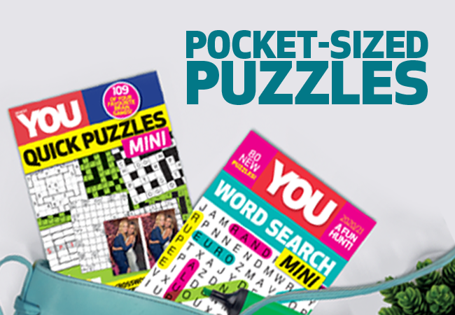 YouMagazine's tweet photo. Have you seen our new mini puzzle books in store? Enjoy the convenience and hours of fun with the new YOU Quick Puzzles Mini and YOU Word Search Mini magazines. #PuzzleFun #YOUQuickPuzzles #YOUWordSearch
https://t.co/x7OYTaX3Ig https://t.co/qnw4kxeUYL