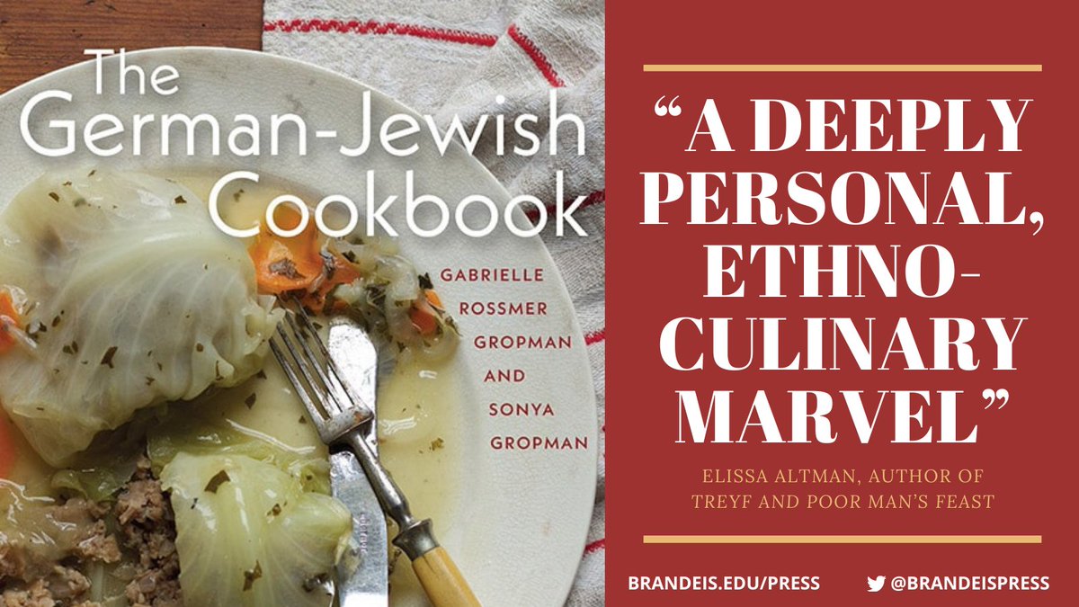 BrandeisPress's tweet photo. THE GERMAN-JEWISH COOKBOOK
We have a free delectable recipe for Pan-Fried Rainbow Trout (Forelle nach Müllerin Art) courtesy of Gabrielle Rossmer Gropman and Sonya Gropman @Ger_Jew_Cuisine! Grab it while you can! https://t.co/GgBAnWDfxx
#NationalCookbookMonth #yummy #food https://t.co/FOJkpmsjnC
