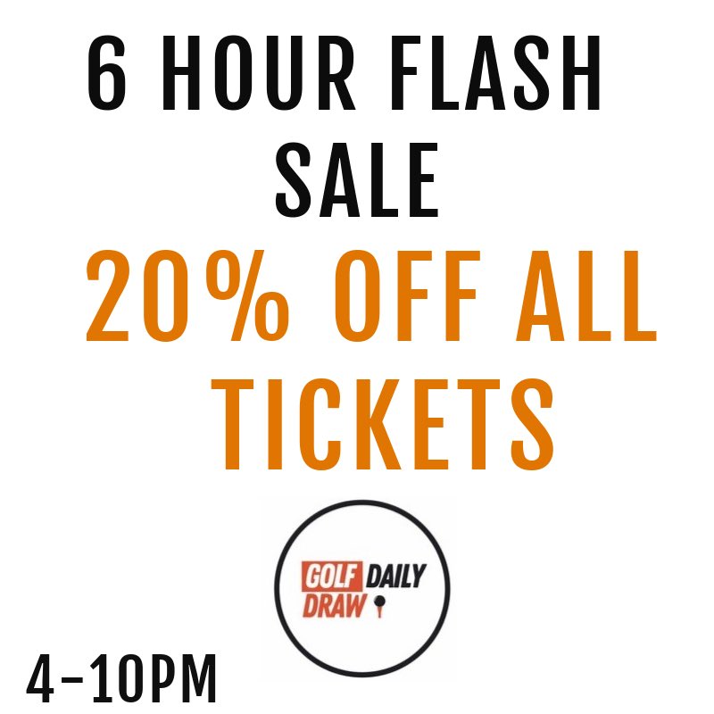 It’s PAYDAY 🥳 

20% off all competitions for 6 hours only! Head to our website to purchase tickets.