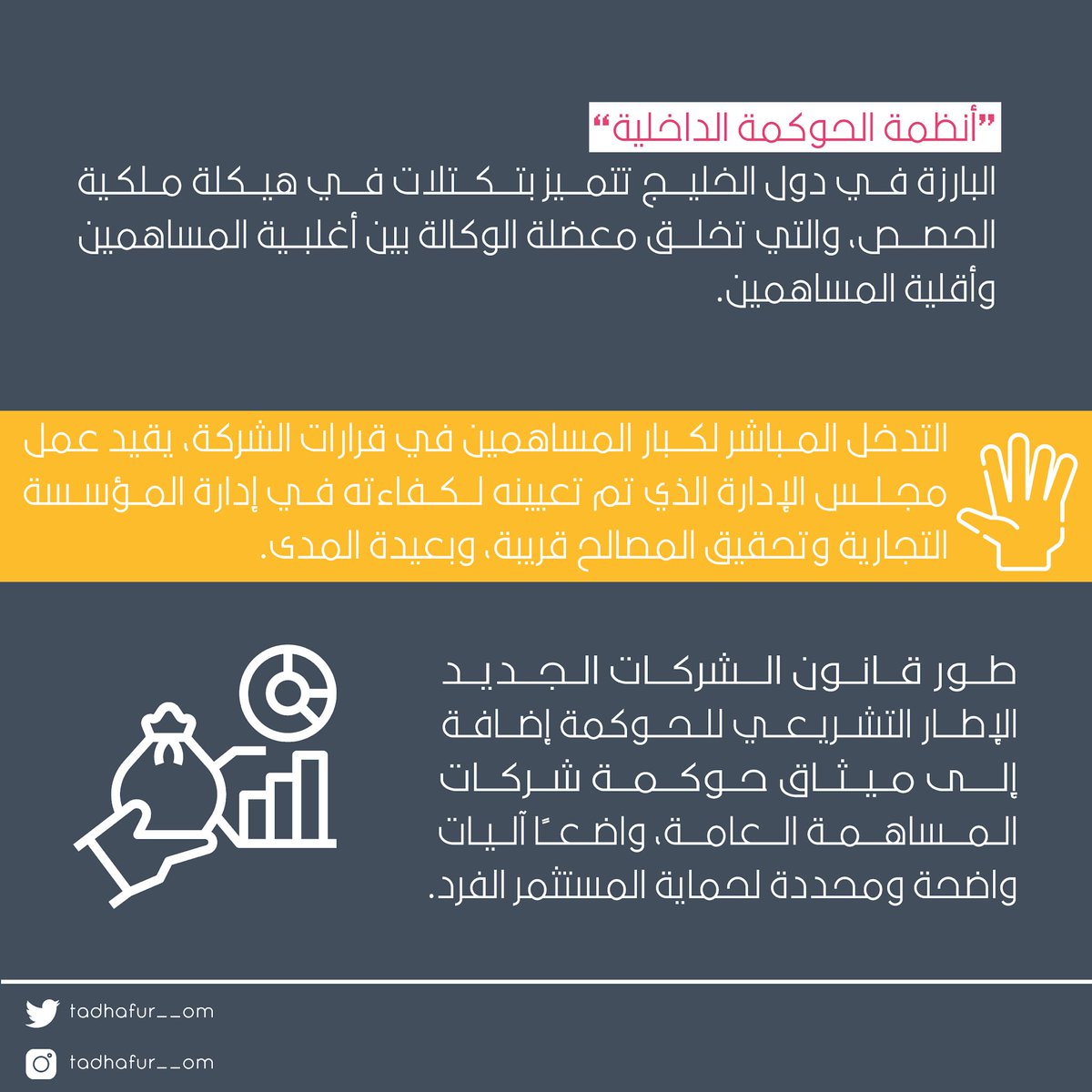ملخّص  المقال الثّالث من المنشور الثّاني 
"#استثمار الأفراد في شركات المساهمة العامة" 💰 👨🏻‍💻

-لقراءة المنشور كاملاً 👇🏻📝

tadhafur.com/blogs/2/ 

#تضافر