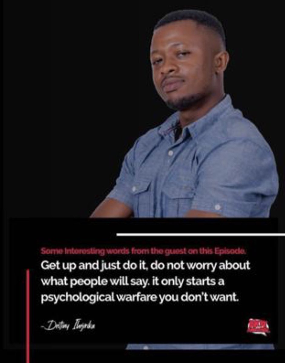 DlexEffect's tweet photo. Grt up and just do it, do not worry about what what people will say, it only causes a physiological warfare you don’t want— — destiny ihejirika
#notyournormalpodcast
#dlexeffect https://t.co/IAcM674GHT
