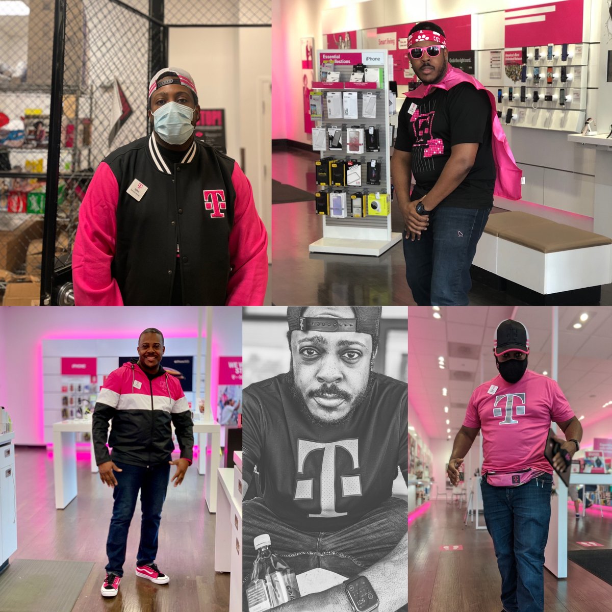 johnrjohnson2nd's tweet photo. Hey #TeamMagenta join the #FiveLookChallenge @tmobilegear #nerocks https://t.co/WZsJbyuQY2