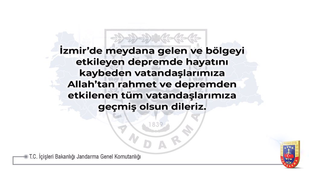 jandarma's tweet photo. Geçmiş olsun.🇹🇷
#deprem https://t.co/qzMaEeJipc