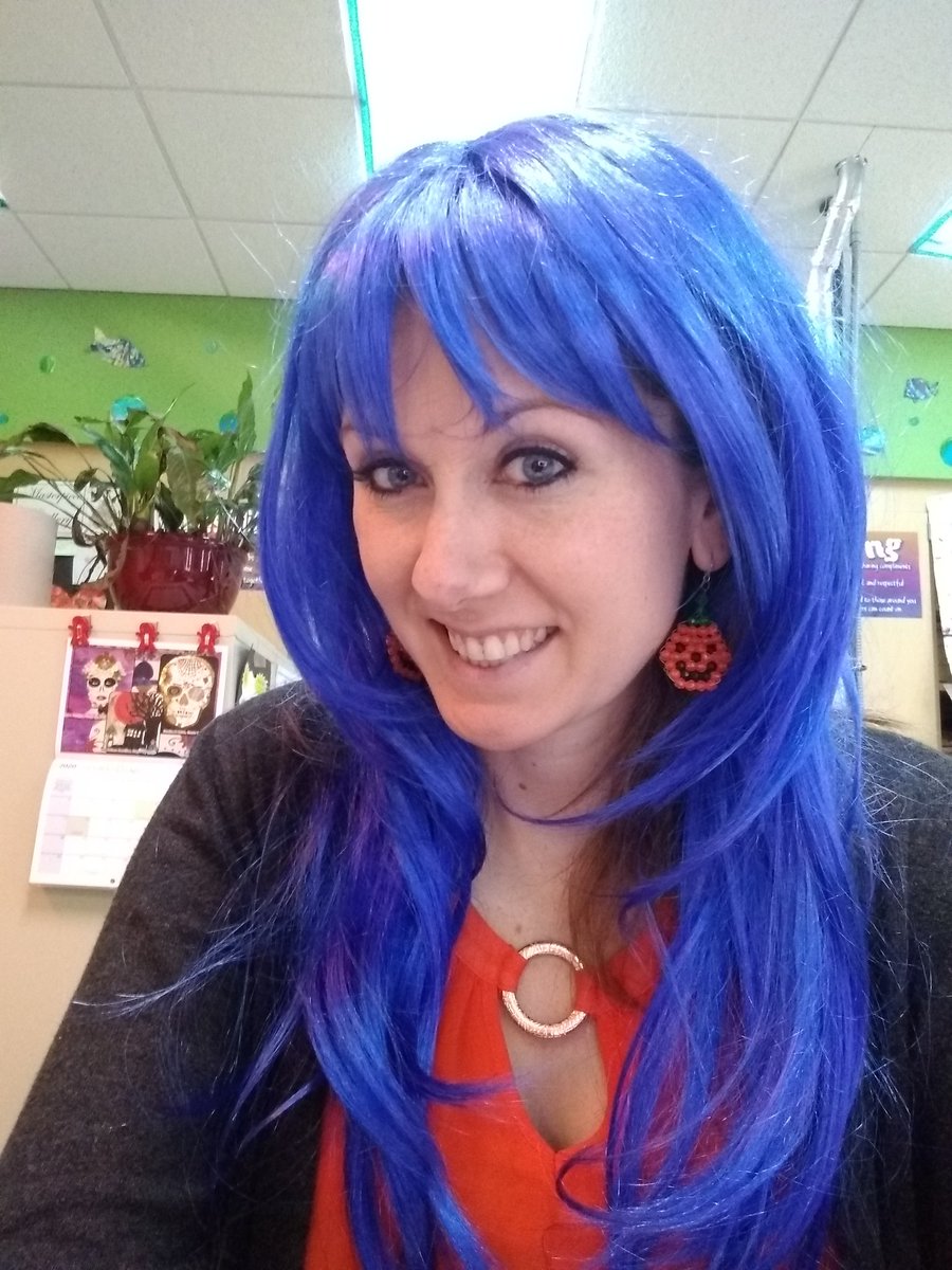 MrsRowanArt's tweet photo. Love seeing (or hearing about) all of the costumes in our zoom meetings today! 🎃😊💀🕷️Happy Halloween! #BCSDSpiritWeek #CostumeDay #Friday #BPatriotProud #BCoolidgeCool https://t.co/ZgstRyxgks