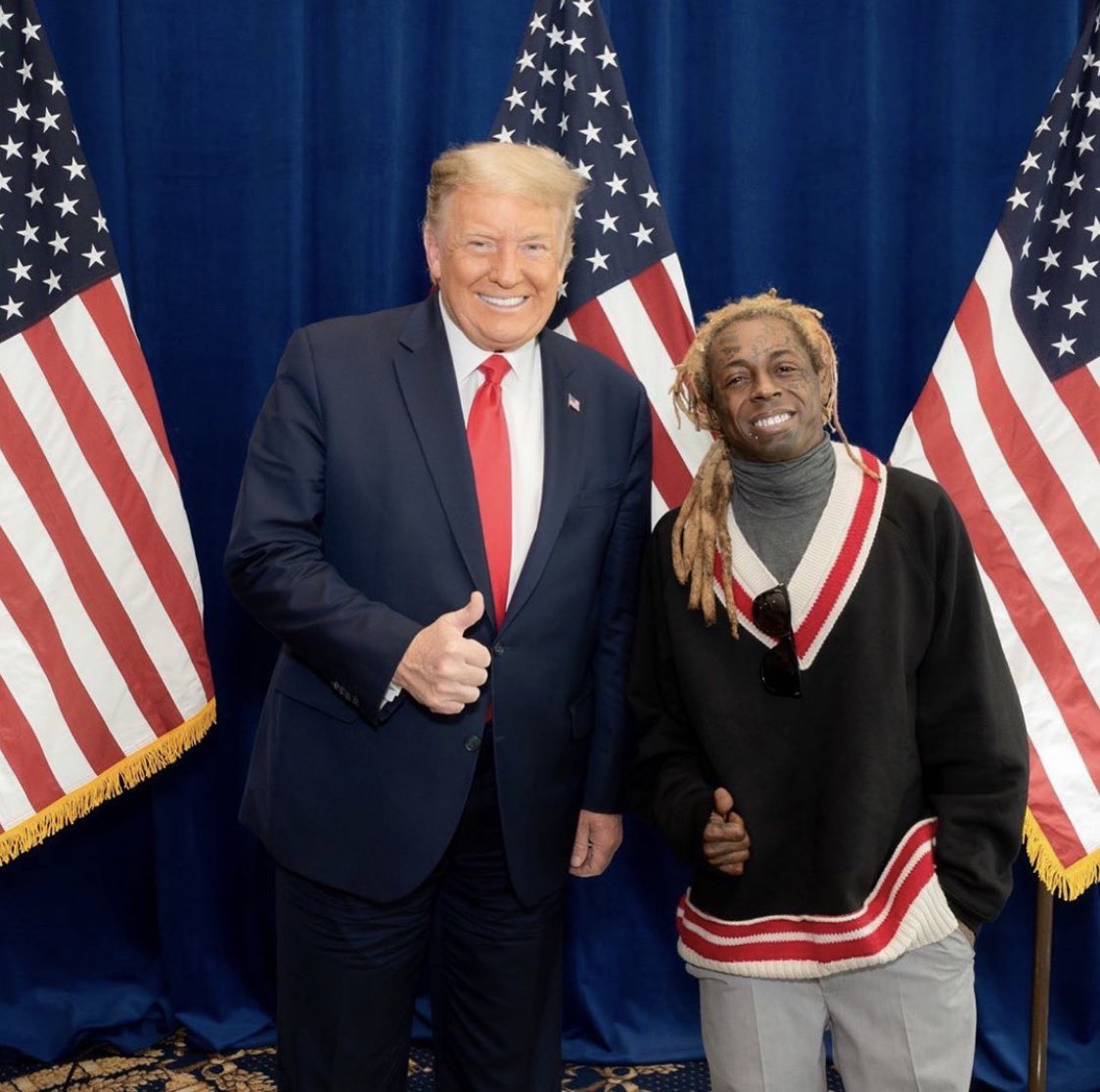 7) How desperate does  #Trump have to be to do a photo opp with a rapper 5 days before the election during a global pandemic on a day where nearly 90,000 people contracted the virus?  @jnthnwll