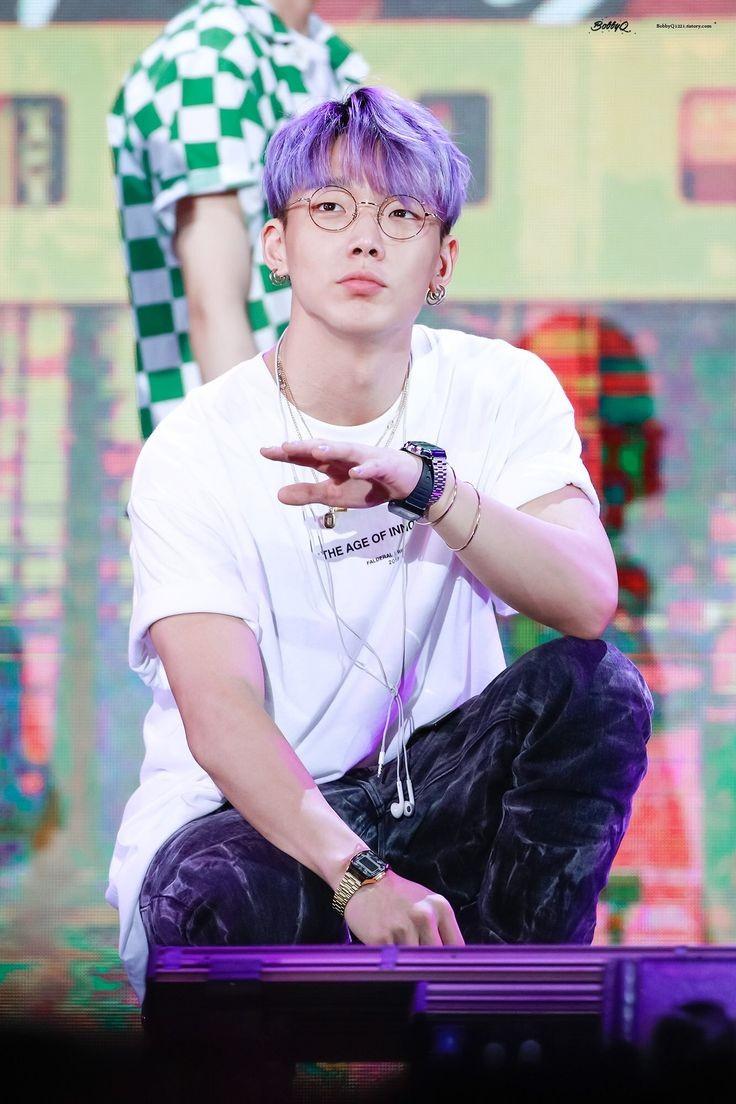 Here's a thread with Bobby's purple hair coz I badly miss it. #바비  #BOBBY  #아이콘  #iKON  @YG_iKONICP.S Credits to the owners of each pictures