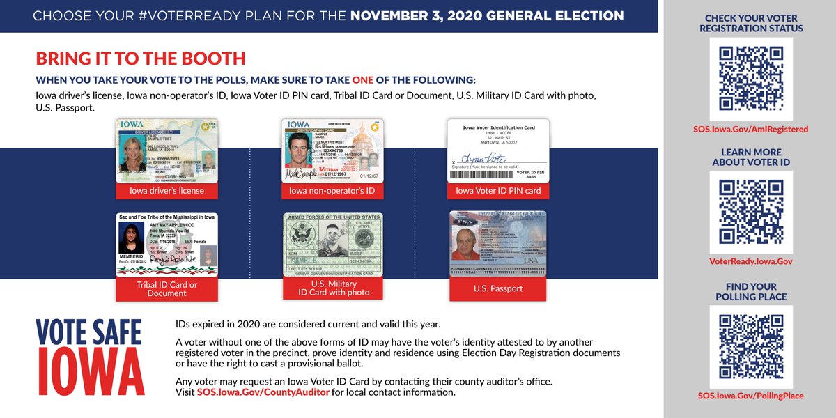 Despite any misinformation you might be seeing or hearing, polling places WILL BE OPEN Tuesday across Iowa 7am-9pm. This guide that arrived in Iowans' mailboxes this week helps you find your polling place. #BeAVoter