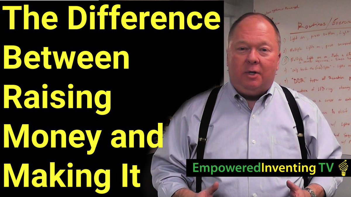 How would you feel if you raised a lot of money for your product or business? Don points out the crucial difference between raising money and making it, and how to not get the two so easily confused https://t.co/mVhS5Ramou #entrepreneur #startup #EmpoweredInventing https://t.co/o4biUHWDBL