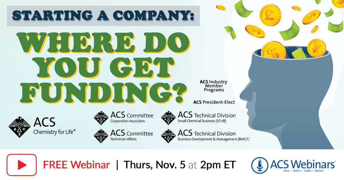 What are the criteria and terms investors use when considering investing in a company? Learn more during our FREE Interactive #ACSWebinar. Save your spot at https://t.co/L5gjVLV3Ve #Entrepreneur #StartUp #Funding #Chemsitry https://t.co/f9dD3r2wUU