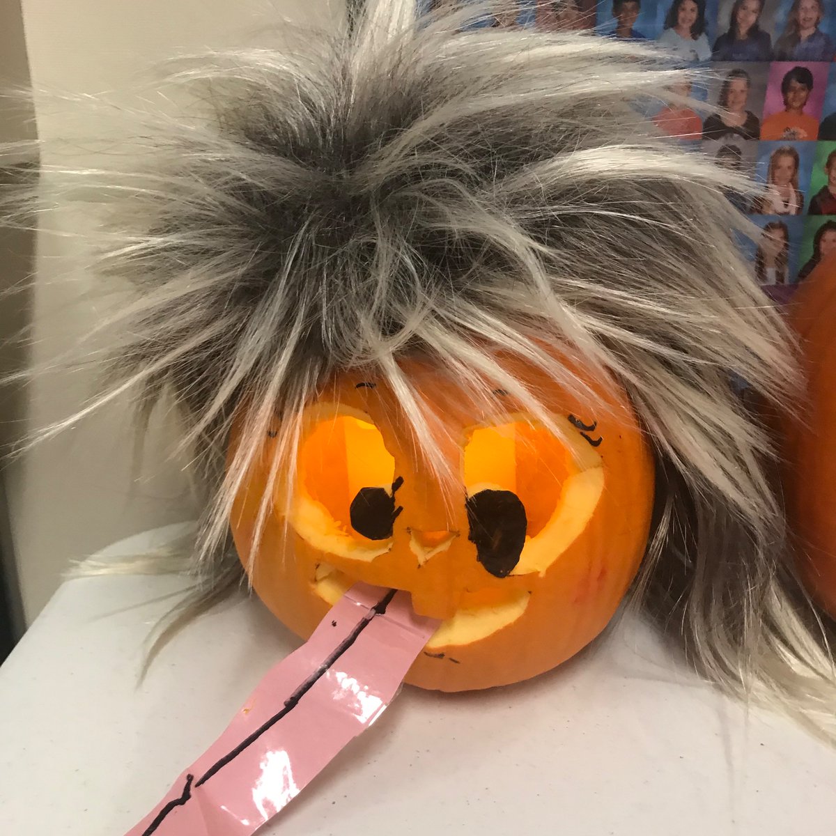 CherryHillSD75's tweet photo. Lot’s of great entries for our annual pumpkin carving contest at Cherry Hill. https://t.co/F1xgZe4fKy