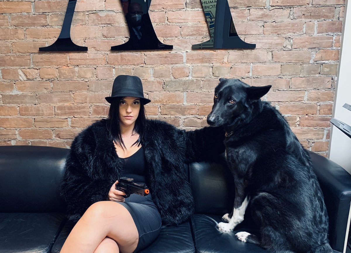 MARC_TARAMCD's tweet photo. Just a mobster and her guard dog. #ZeusOnTheLoose #TheMARCGroupInc #WhereWeWork https://t.co/nWDWpkLPjz