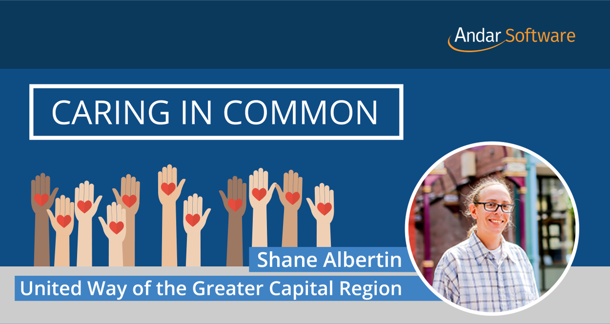 AndarSoftware's tweet photo. Meet Shane Albertin, VP of IT and Facilities at United Way of the Greater Capital Region. Learn more about him in this month's #CaringInCommon spotlight.

➡️   https://t.co/vKOmWTVzVK https://t.co/Btsz6o8efB
