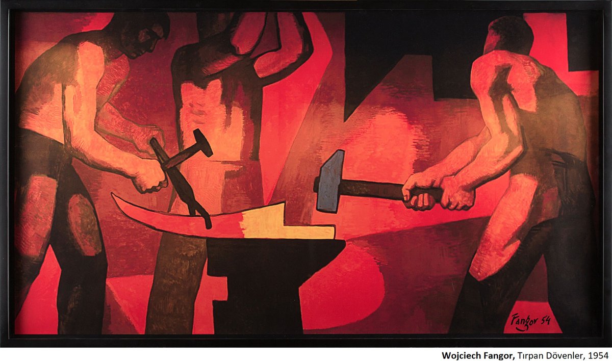 Wojciech Fangor’a ait bu müral sanatçı tarafından üretildikten kısa bir süre sonra tam da bilinmeyen bir sebeple kapatılmış ve 2013’e kadar bu durum böyle sürmüştü.
Bu süre zarfında dünya değişmişti ve Sovyetler tarih olmuştu.