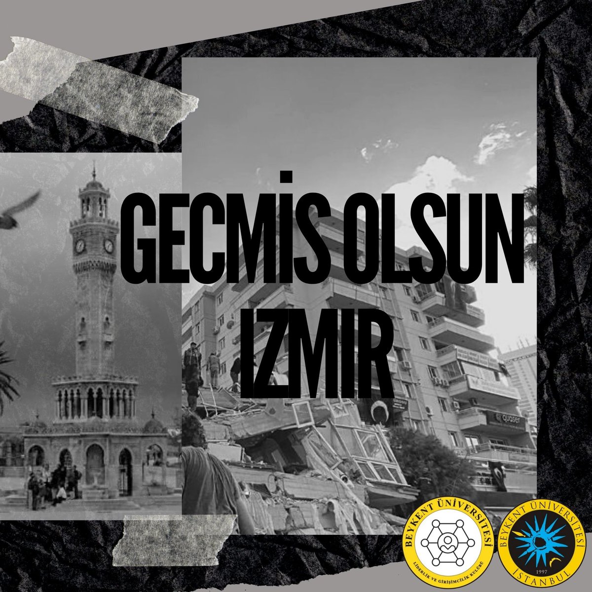 Gecmis Olsun Izmir 🙏🏻🙏🏻 zorunda olmadikca gsm hatlarını kullanmayalim. 
#izmir #beykentuniversitesi #liderlikvegirisim