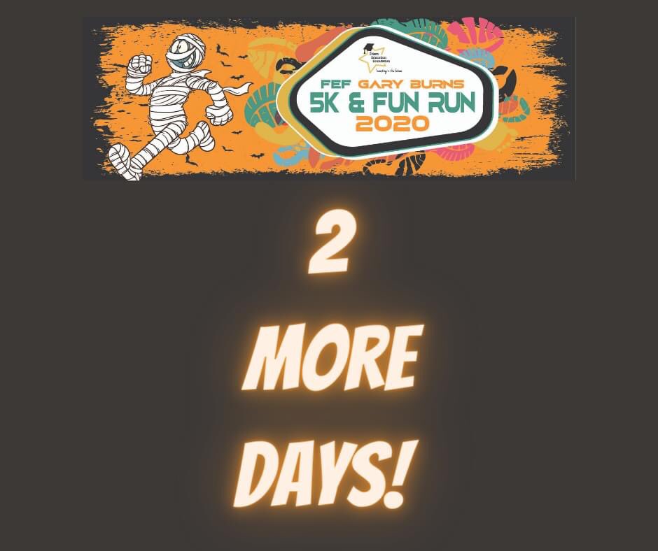 FriscoEF's tweet photo. Who will be our 1,000th participant?
Register, participate, or donate anywhere and in anyway, through Halloween! 🎃👻
https://t.co/6Jq10vy5BS
#FEF #GaryBurns #Virtual5K #FriscoEducationFoundation #ForTheKids #StrongerTogether #FEFImpact https://t.co/AeYO8jsd58