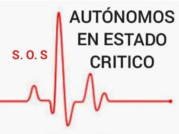 🚨🚨🚨 🆘🆘🆘 🚨🚨🚨

⚠️AUTÓNOM@S EN ESTADO CRÍTICO!!⚠️

Miles de proyectos, ilusiones, sueños, dinero, esfuerzo, tiempo, sacrificio, personas, familias...se están viendo en la obligación de cerrar por culpa de la nefasta gestión del estado...súmate a la causa #Autonomosenacción