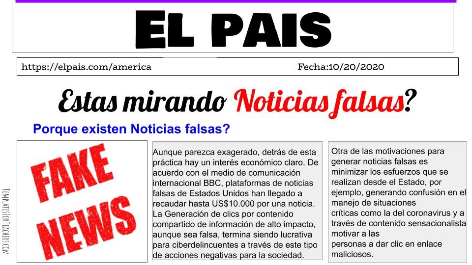 ¿Las noticias falsas? What a timely topic for our #AACPSAwesome Spanish 3 Ss.  They read 2 print sources about fake news and applied what they learned from the <a href="/capgaznews/">Capital Gazette</a> to create their own front page news story.  <a href="/aacpswcl/">WL AACPS</a> @AndreiaWhytsell
☑️WICOR
☑️Google Slides
☑️Critical 🧠