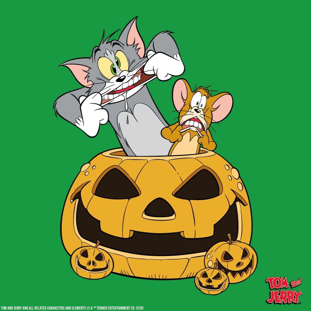 トムとジェリー 公式 𝙃𝘼𝙋𝙋𝙔 𝙃𝘼𝙇𝙇𝙊𝙒𝙀𝙀𝙉 今日 10月31日 は ハロウィン ふたりにイタズラされないようお菓子を用意しましょう トムとジェリー
