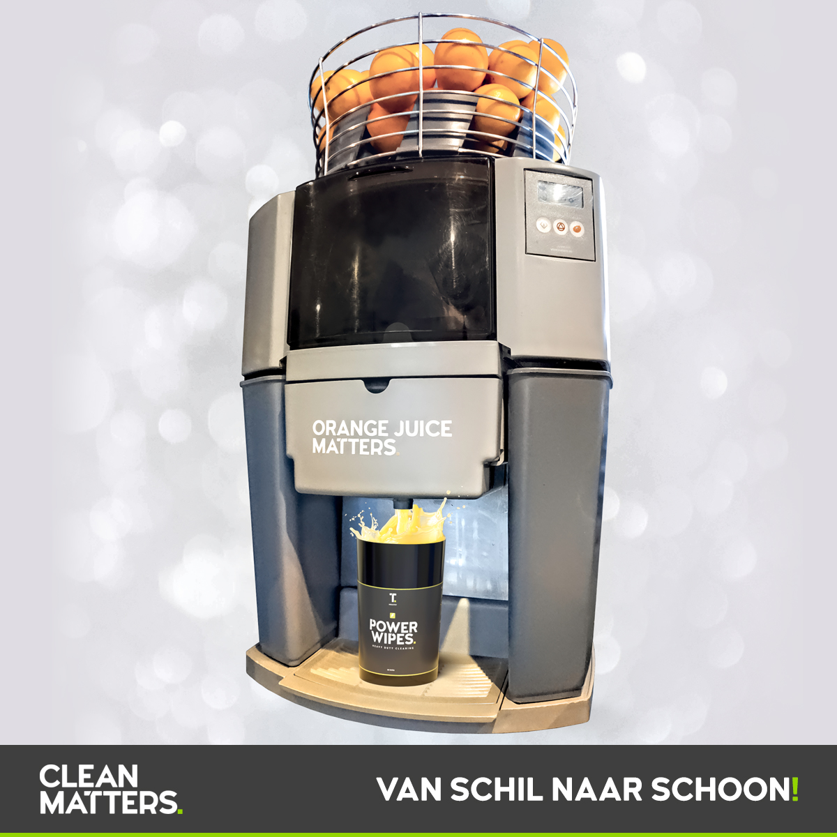 TriStarNL's tweet photo. TriStar gebruikt al twee jaar de circulaire grondstof D-Limoneen, die wordt gewonnen uit sinaasappelschillen, om daar zéér effectieve allesreinigers, vloerreinigers en glas- en interieurreinigers én onze bekende Power Wipes van te maken. Kijk op: https://t.co/lqTZhd66HV https://t.co/PfLfSQqYzs