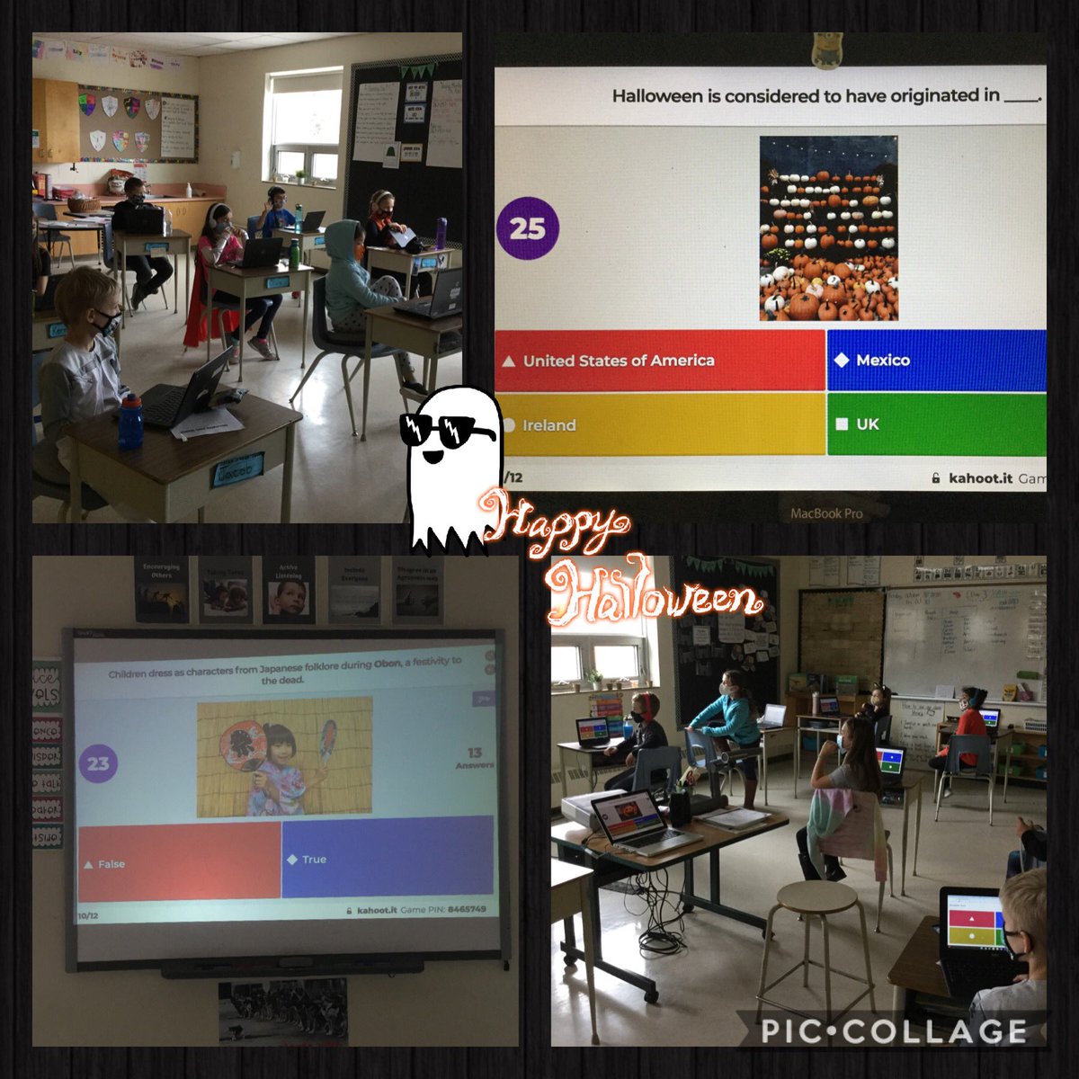 Mrs_Begley_DPS's tweet photo. Today we used Kahoot to learn about Halloween traditions from all around the world. Ask your child to tell you a new fact that they learned about how Halloween is celebrated in other countries. https://t.co/Nae4kCwkAw