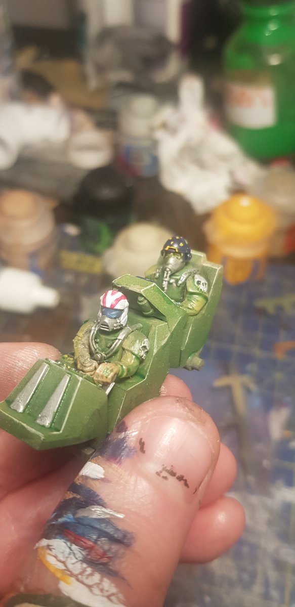 Currently working on valkyrie cockpit. #40k #Warmongers