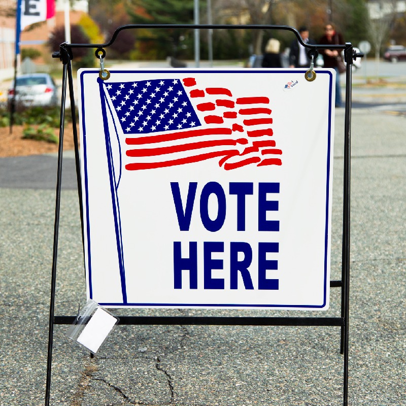 USAGov's tweet photo. When you cast your vote, there may be rules about what you can and can’t bring to the polls. 

Whether it is notes you’ve written, your phone, or a sample ballot, check with your local election office first to find out what’s allowed before you go. https://t.co/uDcA4yvGMQ https://t.co/SnWaYsRA5b
