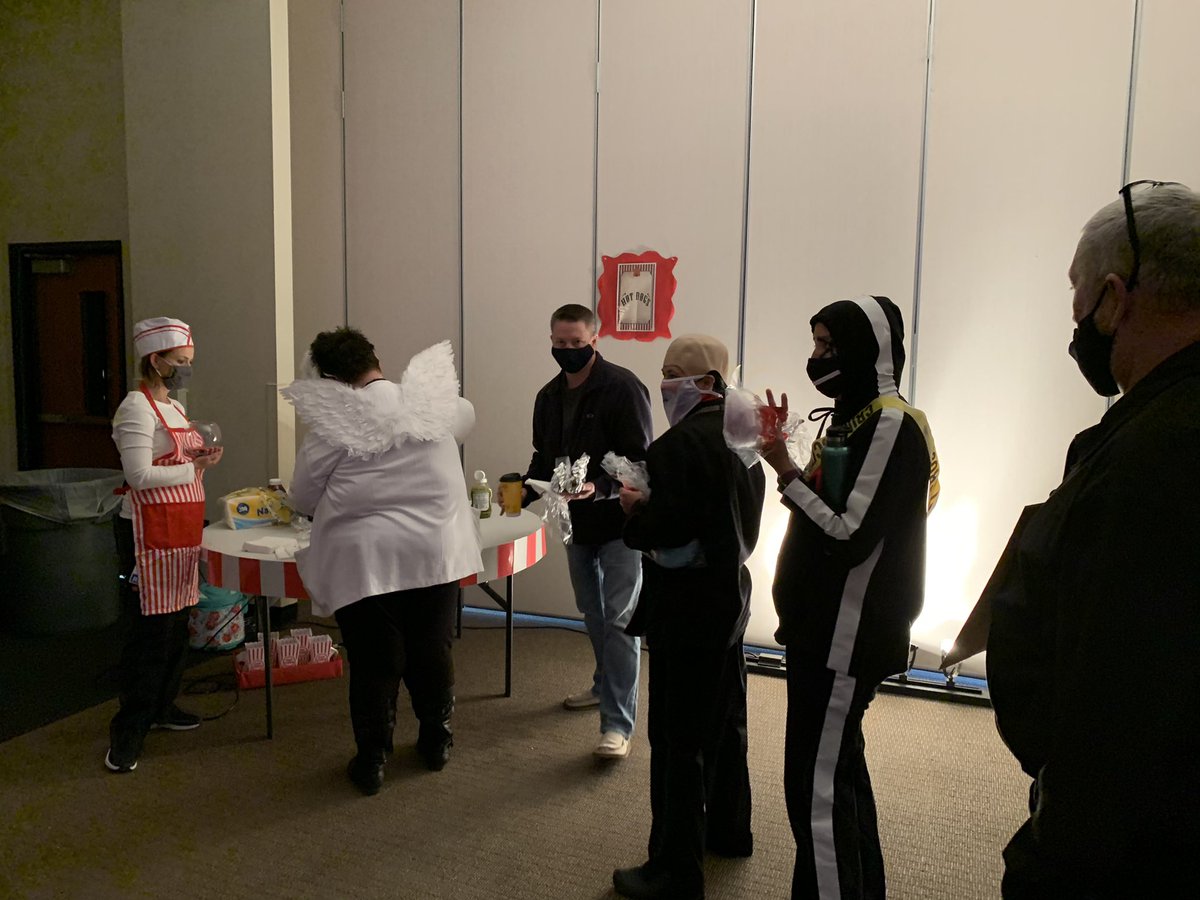 This is how the ATC does Halloween @DentonATC