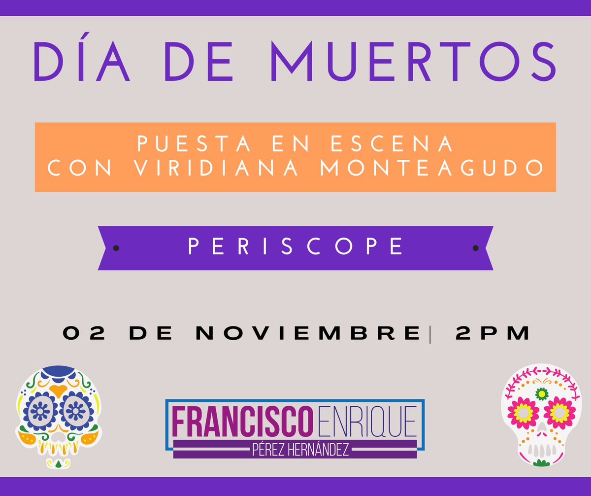 Tengo el gusto de invitarles el día lunes 02 de Noviembre a las 2:00pm, a seguir la transmisión en vivo que he preparado especialmente para ustedes...