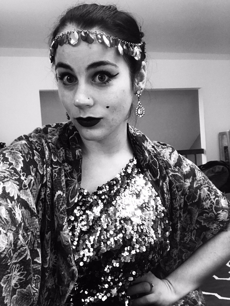 MsPanczenko's tweet photo. It looks like Ms. Panczenko has been replaced by a 1920s silent movie star! The roaring 20s are back in full swing! Are any other teachers looking a little different today? https://t.co/P8elGLZ71I