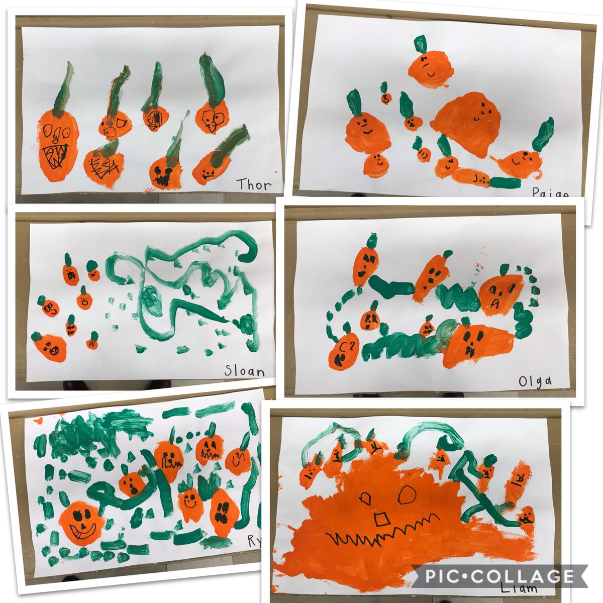 LiaWitcher's tweet photo. Exploring lines, our pumpkins’ emotions, and documenting our costumes! #HappyHalloween from the #Kindergarten Room 102. Happy safe and festive weekend, whatever you may celebrate (celebrating candy is always in style)! @AllenbyPS_TDSB @LogsInTO https://t.co/fQYMsf0sw9