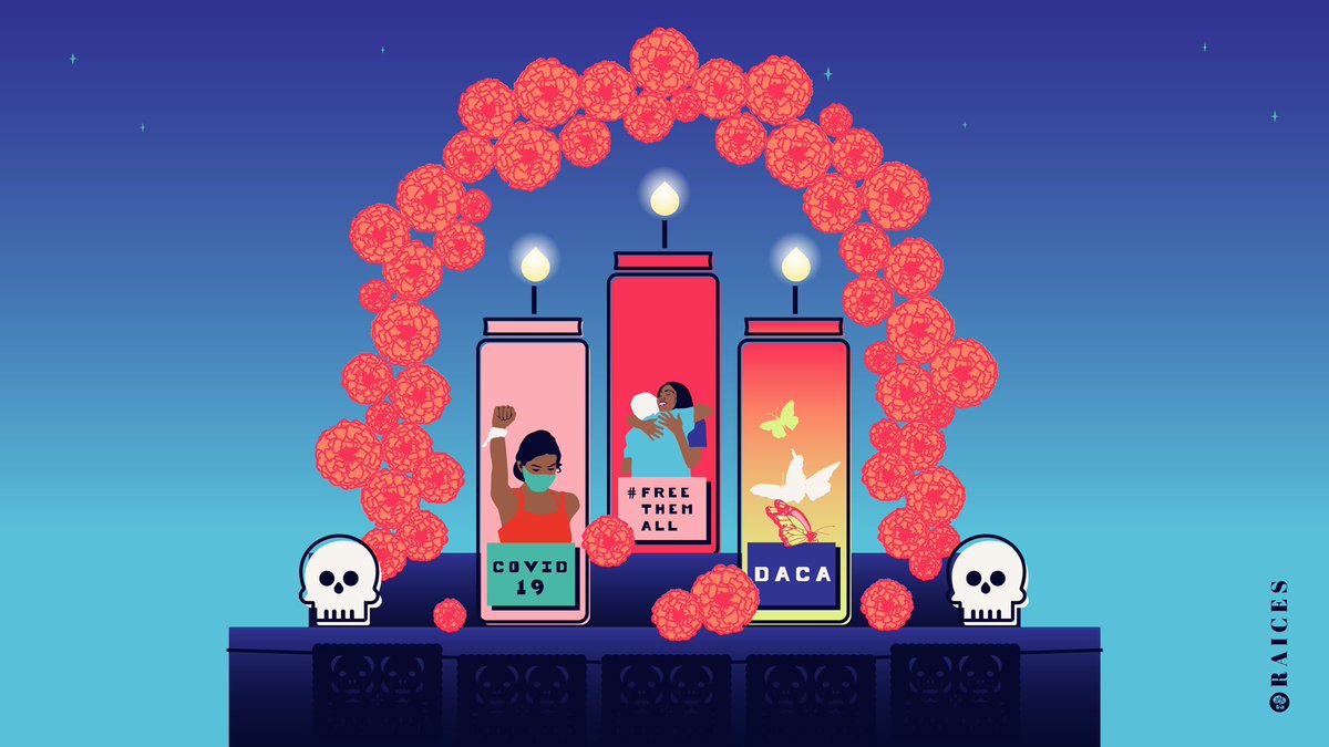 In a moment in which we can't be physically together, we invite you to come together virtually for  #DiaDeMuertos   by creating your own digital ofrenda, sharing a story, image, or any other token of a loved one lost & join us in celebrating their memory. And be sure to tag us! 
