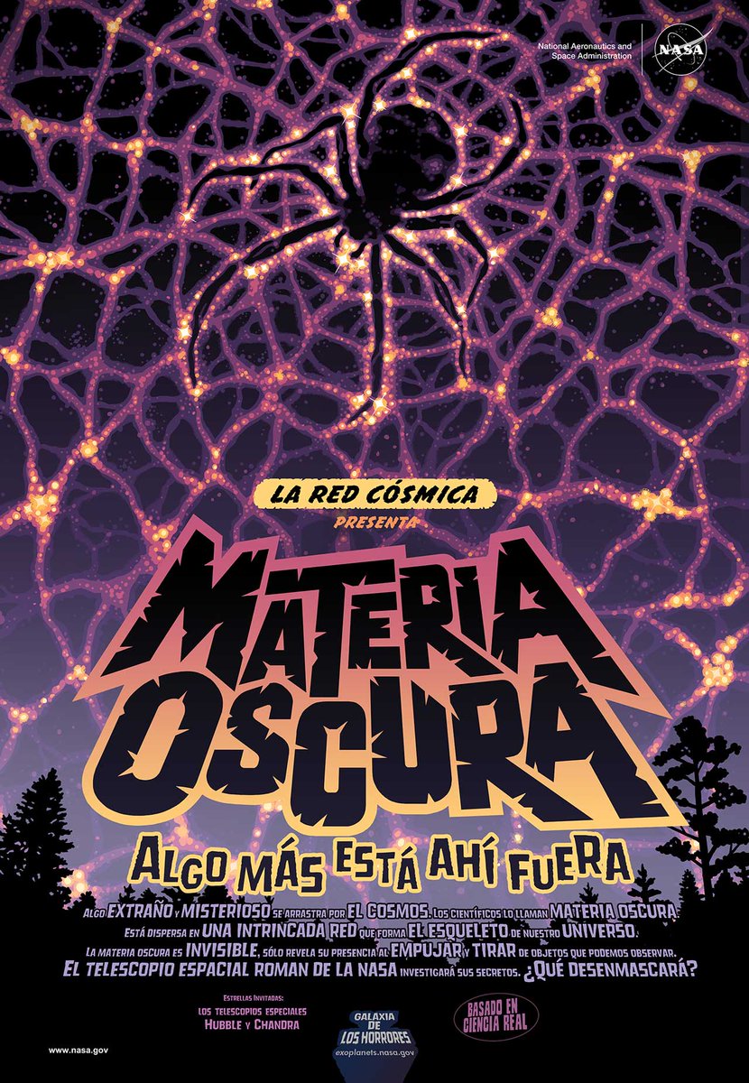 Something else is out there...
New #NASAHalloween posters in English and en español!
Dark Matter: go.nasa.gov/3jGqQtQ
Materia Oscura: go.nasa.gov/2HBqJTA