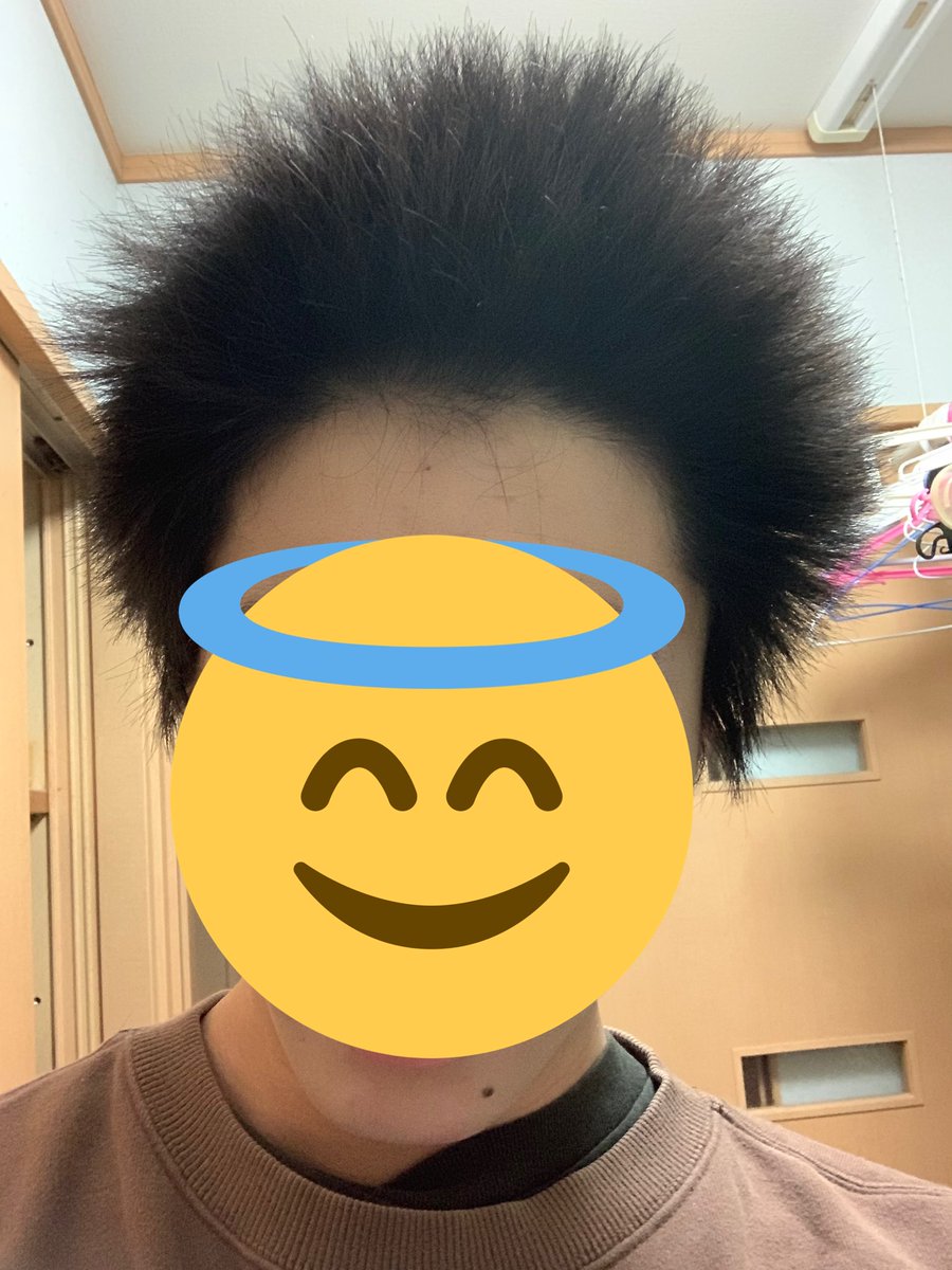 硬い髪