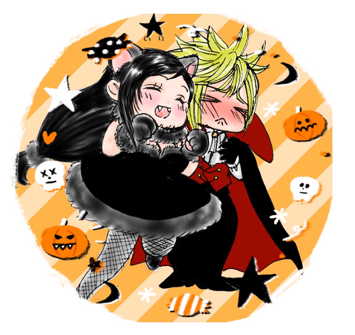 ct_tomtom's tweet photo. #cloti #クラティ
T「🍬trick or treat!👻」
C キュン!💕💕💕💕
この後、散々悪戯された。ティファが
😊 https://t.co/qKP9GtDfsT