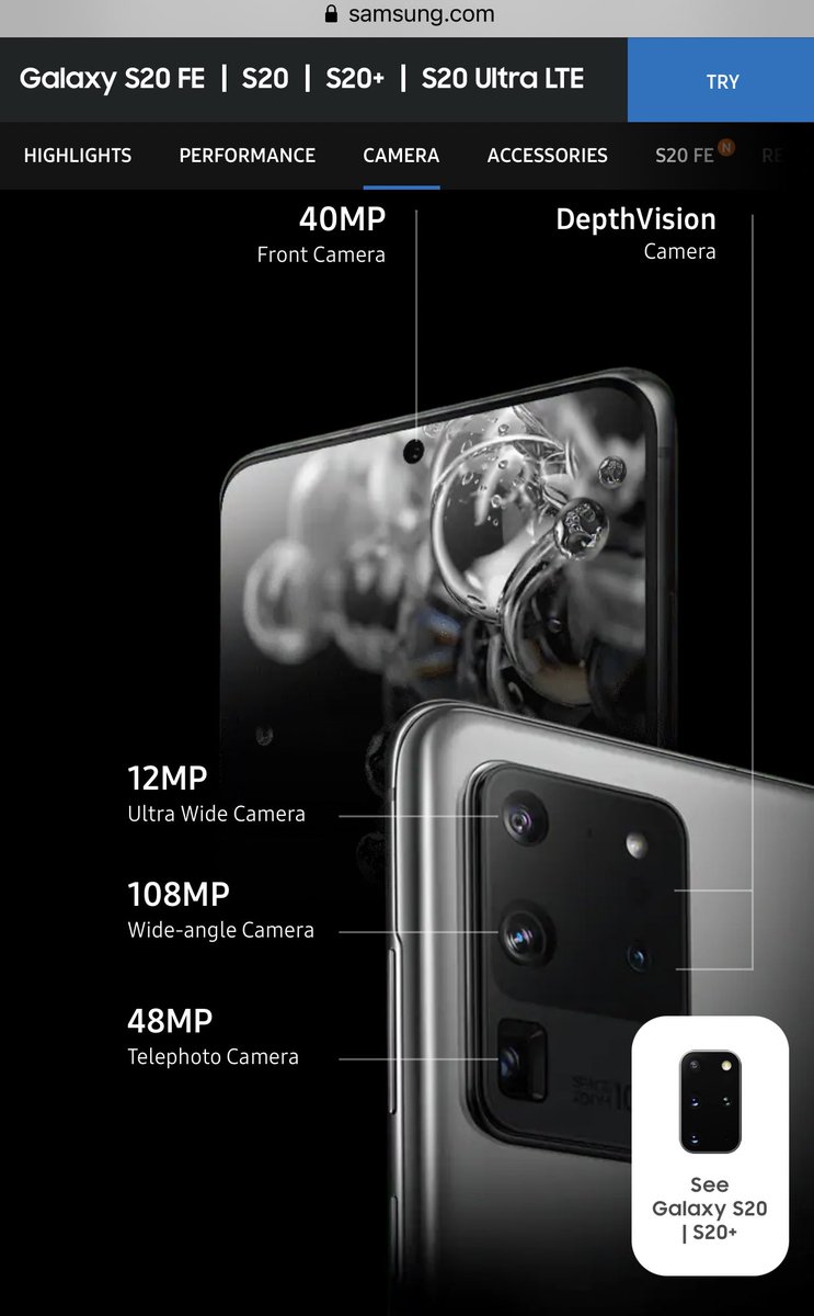 Look at the camera features! #GalaxyS20FE https://t.co/rZTv9ePr3x