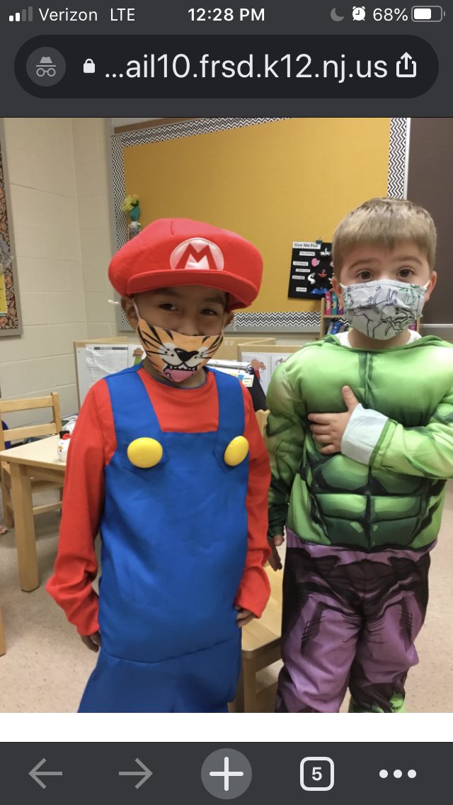 Mario meets The Hulk in preschool speech! #CHSTRONG CHPROUD