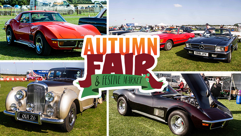Calling all classic motors! The Autumn Fair &amp; Festive Market might be one of the last opportunities of the year to take a ride out in your beloved classic. We'd love for you join us from just £5 entry for the driver.

Learn more on autumnfairandmarket.co.uk