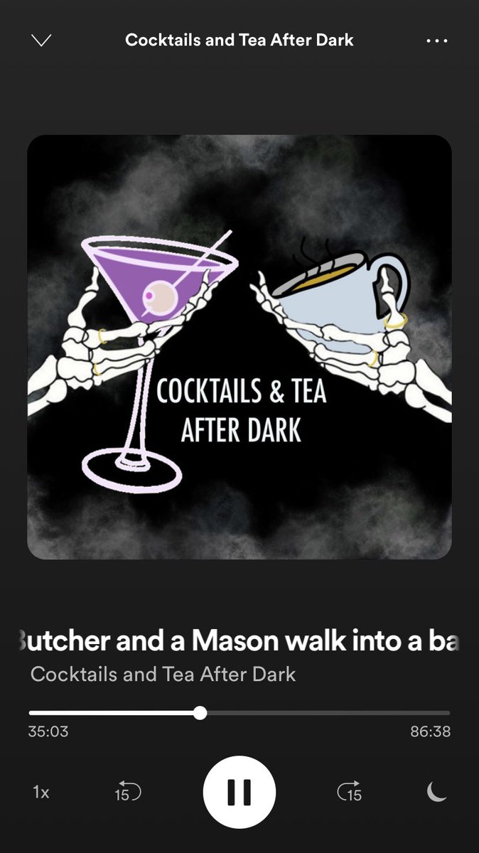 CATADPodcast's tweet photo. A butcher and a mason walk into a bar.. Episode 7 is out now! Tap in to listen to the gore filled tea!💀🔪 https://t.co/HWXlbBsezo