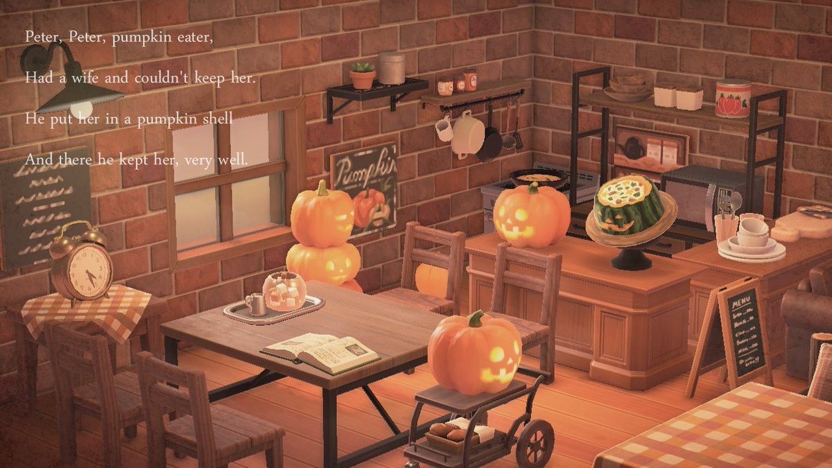 moka6215's tweet photo. Happy Halloween🍂
#あつ森 
#AnimalCrossing 
#acnh
(素敵なマイデザお借りしています） https://t.co/0lYlXWtX04