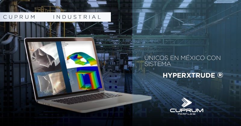 Únicos en México con sistema Hyperxtrude®️
MINIMIZA GASTOS al identificar errores desde la etapa de diseño. 
#cuprum #industrial #tecnologia
