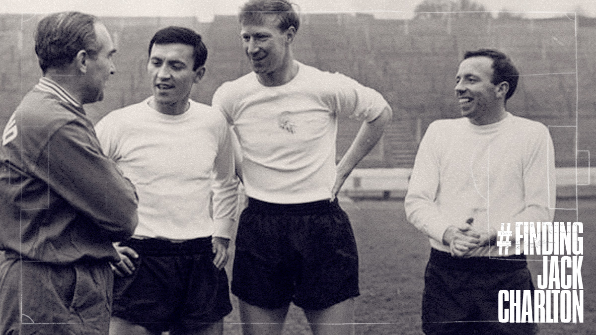 findingjackfilm's tweet image. It’s incredibly sad to hear that Nobby Stiles has passed away. Jack and Nobby made their England debut on the same day, and were both part of the legendary World Cup winning squad.

#FindingJackCharlton