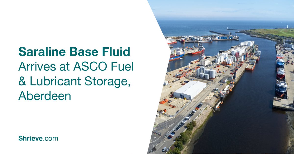 ShrieveGroup's tweet image. NEWS: Last week, the first bulk delivery of Saraline 185v #BaseFluid arrived at the ASCO Group Fuel and Lubricants storage facility in the Aberdeen harbour complex bit.ly/3jEpu2V #aberdeen #greatchemistry