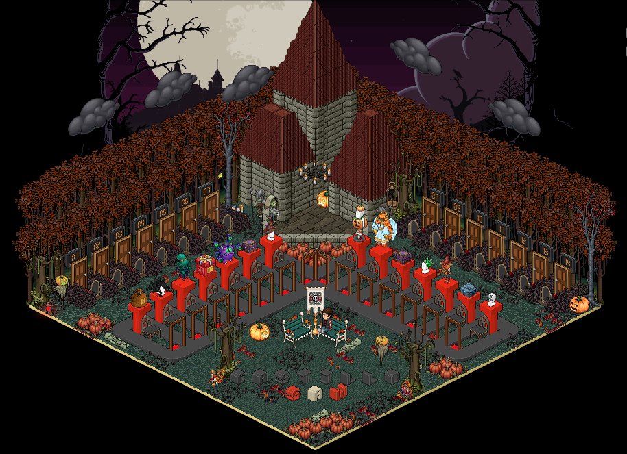 ESHabboSaw's tweet photo. 🏰 No te pierdas nuestra Fiesta de Habboween junto a @HabboTemplarios este Sábado 31 de Octubre a las 23.00 hrs (hora española).💃🕺

Junto al mega evento: Ruleta Gigante, donde habrán 1⃣4⃣ ganadores para 14 MEGA premios.🎁

¡Los esperamos!

*Más detalles en el foro del grupo. https://t.co/55yMPLr00y