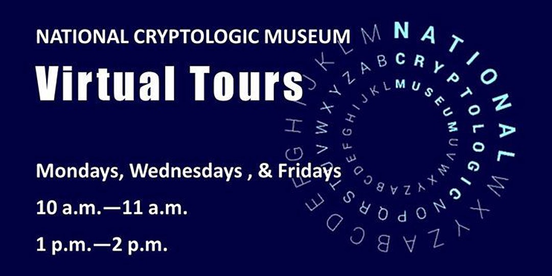 NCFcyber's tweet photo. Did you know there are great virtual opportunities to visit the National Cryptologic Museum? The NCM offers virtual tours and is now on @virmuze for even more interactive options.  Learn more and visit from the safety &amp; comfort of home! https://t.co/coYmHARTmM https://t.co/08XKJjsUjp
